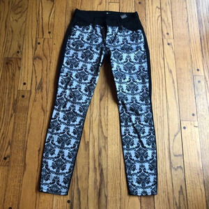 7 for all mankind floral jeans